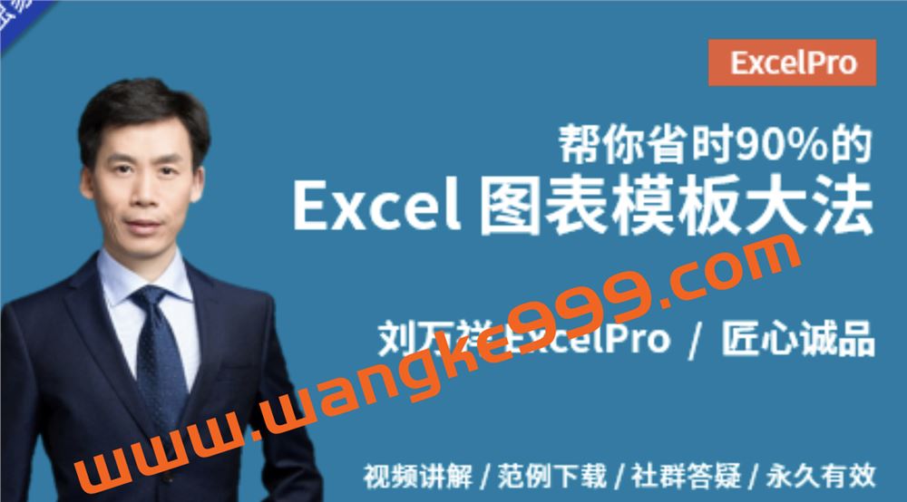 刘万祥ExcelPro《帮你省时90%的Excel图表模板大法》